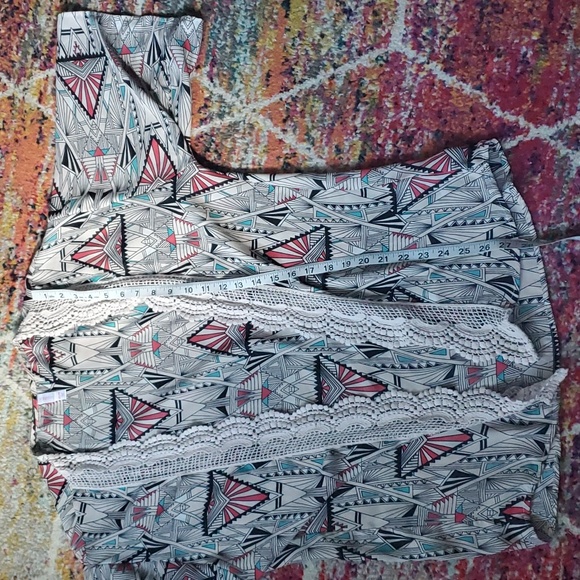 Xhiliration oversized graphic dolman sleeve jacket - Picture 11 of 11